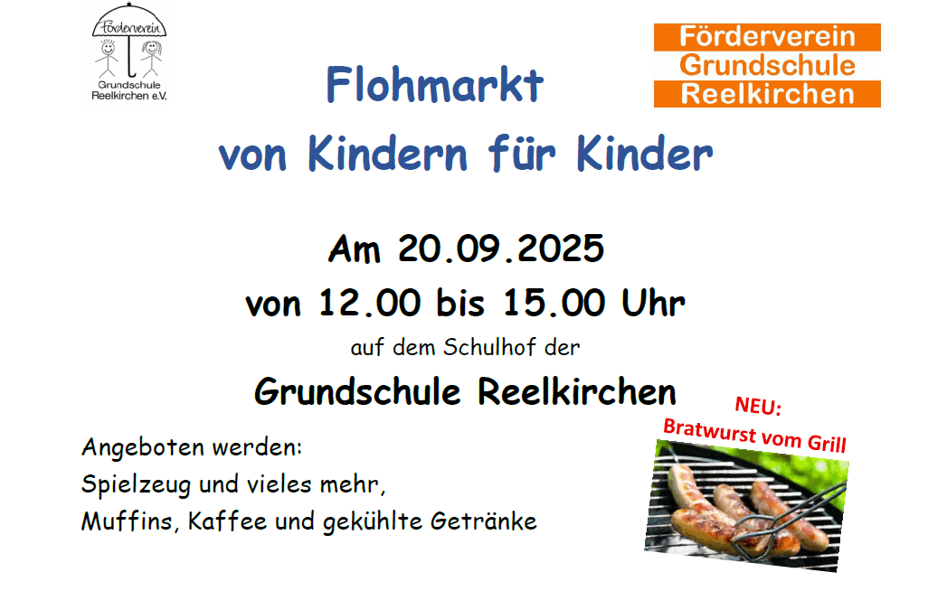 Flohmarkt von Kindern für Kinder