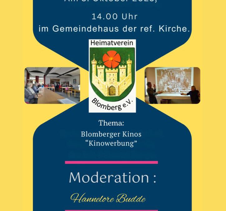 7. Stadtgespräch – „So erzählt Blomberg“