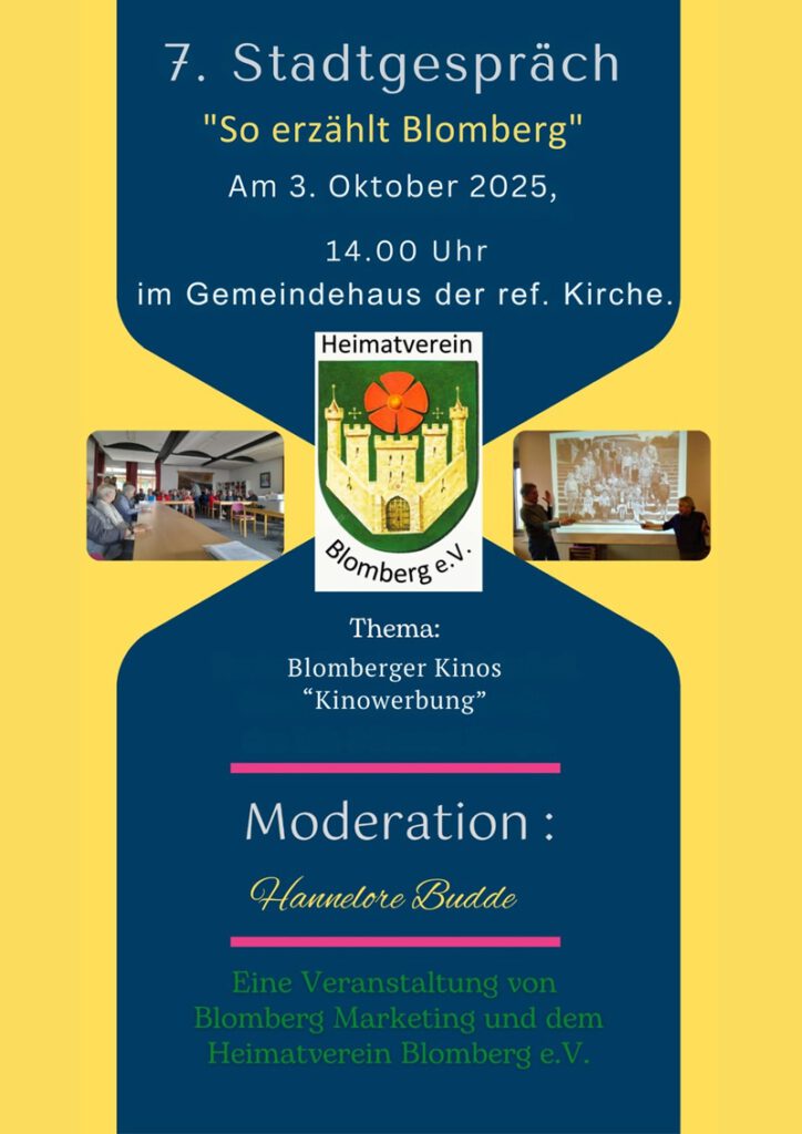 7. Stadtgespräch – „So erzählt Blomberg“