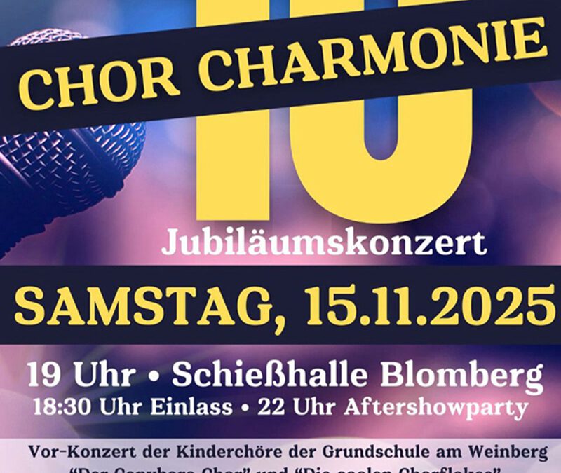 Jubiläumskonzert: 10 Jahre Charmonie