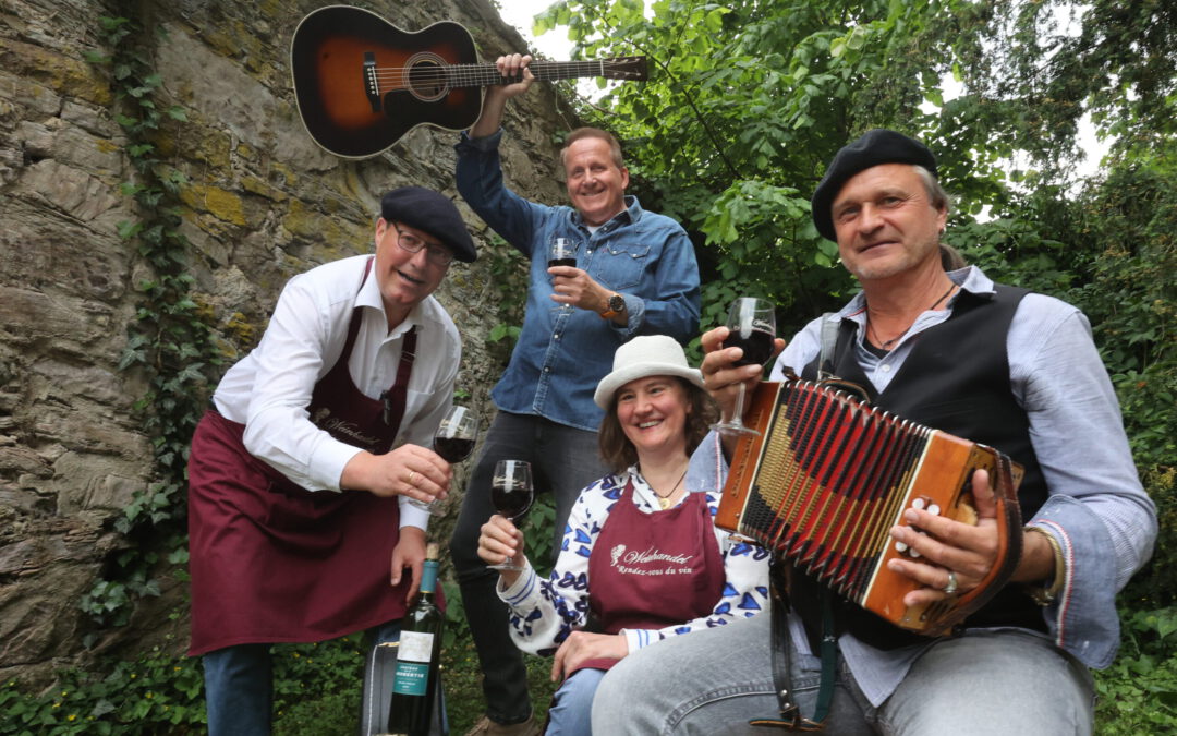 Weinkonzert mit Volkwin Müller und Nis Jesse mit Band