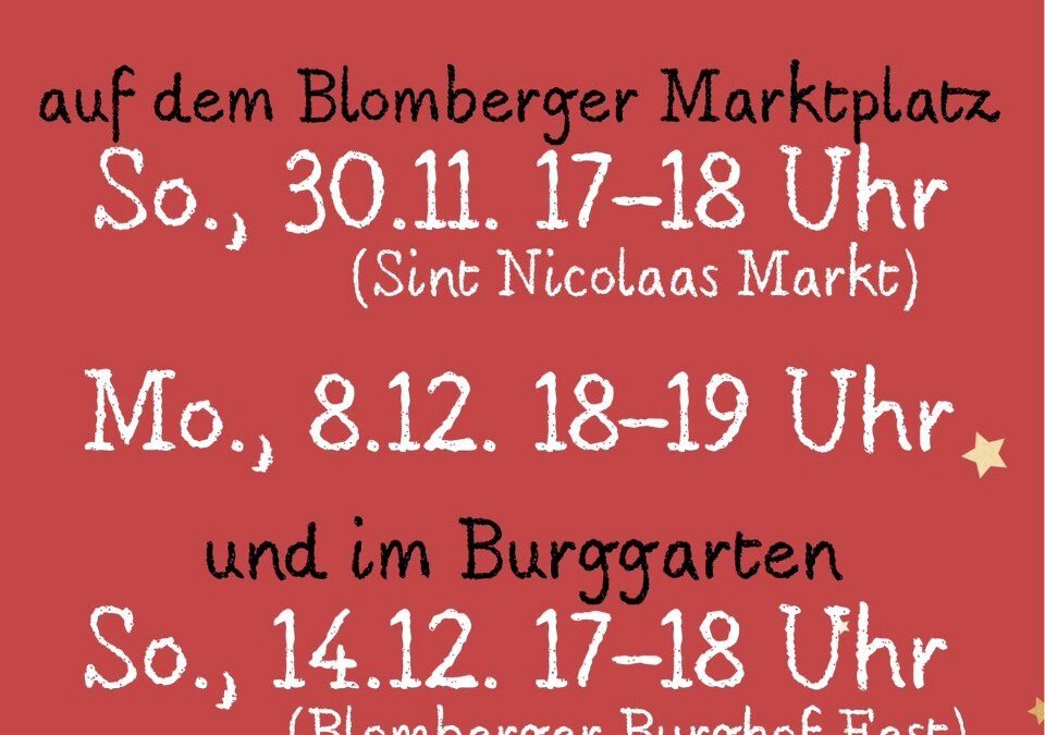 Gemeinsames Weihnachtssingen