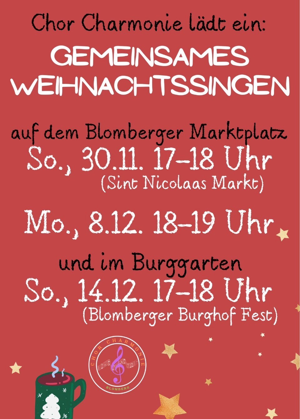 Gemeinsames Weihnachtssingen