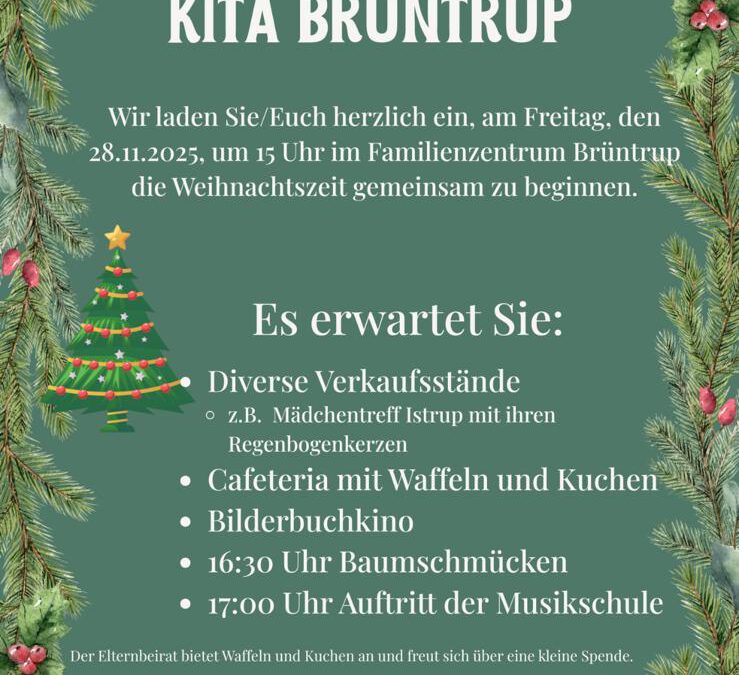 Weihnachten in der Kita Brüntrup