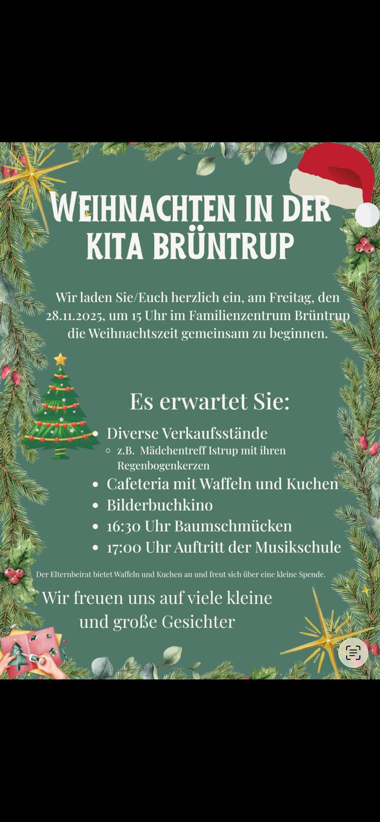 Weihnachten in der Kita Brüntrup