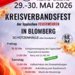 Kreisverbandsfest der lippischen Feuerwehren in Blomberg
