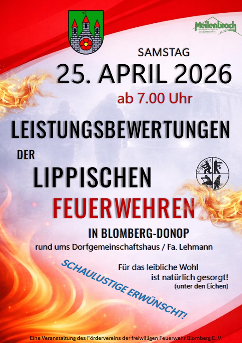 Leistungsbewertungen der Lippischen Feuerwehren