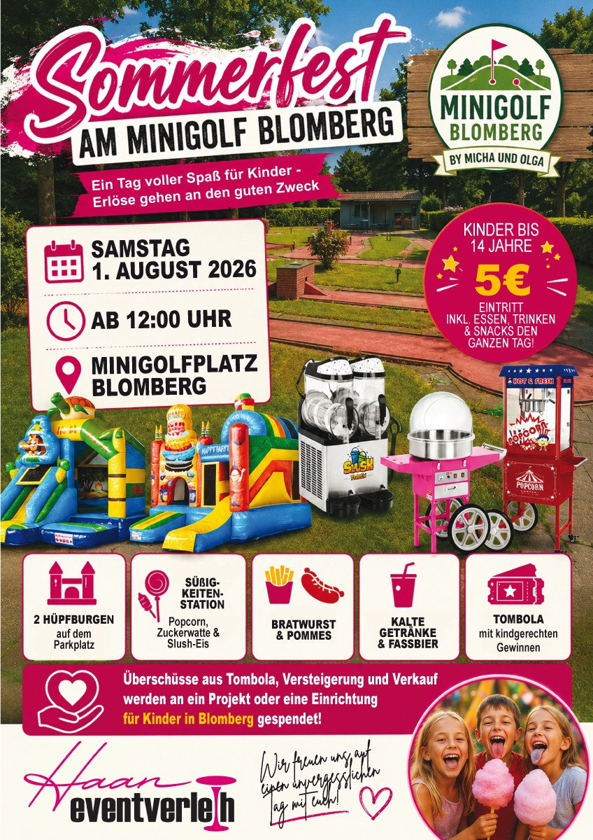 Sommerfest am Minigolf Blomberg