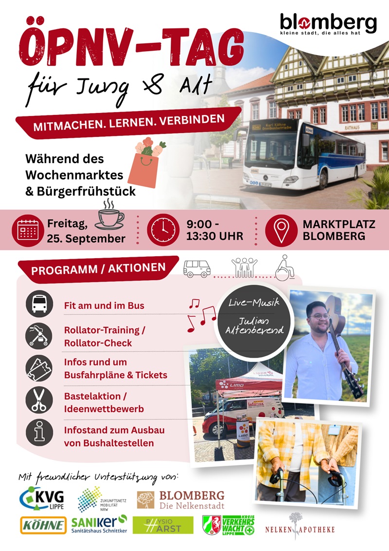 ÖPNV-Tag für Jung & Alt: Mitmachen. Lernen. Verbinden